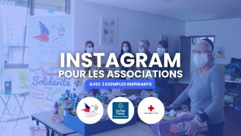 photographie de bénévoles préparant des denrées alimentaires au Secours populaire français